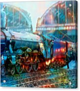Vintage Nostalgic Steam Locomotive 20201203 Acrylic Print