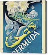 Vintage Travel Bermuda Acrylic Print