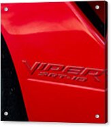 Viper Red Logo Acrylic Print