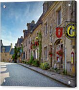 Visit To The Medieval Town Of Locronan, Brittany - 7 Acrylic Print