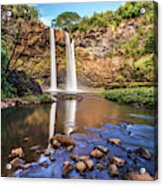 Wailua Falls On Kauai Acrylic Print