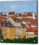 Warsaw Old Town Tenement Houses Acrylic Print