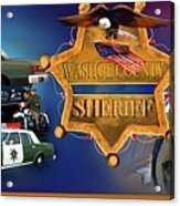 Washoe Sheriff Art Acrylic Print