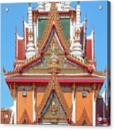 Wat Nai Song Wihan Shrine Gables Dthsp0207 Acrylic Print