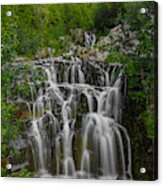 Water Fall In Mount Rainier National Park Acrylic Print