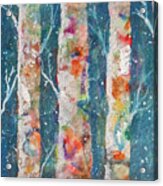 Watercolor Forest Acrylic Print