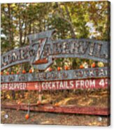 Welcome To Zaberville Acrylic Print