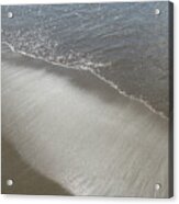 Wet Sand, Sea Water And Reflections Of Sunlight 2 Acrylic Print