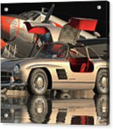 What Is The Mercedes 300sl Gullwing From 1964? Acrylic Print