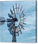 Wheel Of A Windmill Acrylic Print