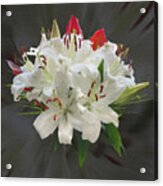 White Bouquet Acrylic Print