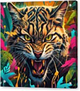 Wild Cat Acrylic Print