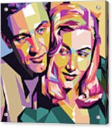 William Holden And Veronica Lake Acrylic Print