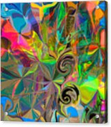 Wind Kaleidoscope Acrylic Print