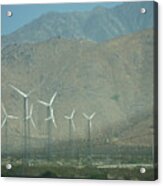 Windmills Of Palm Springs Acrylic Print