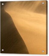 Windy Sand Dune Acrylic Print