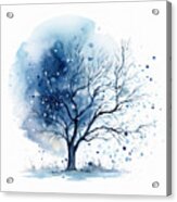 Winter- Four Seasons Painting Acrylic Print