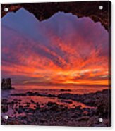 Winter Sunsets In So Cal Acrylic Print