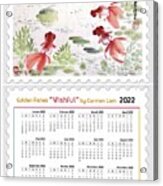 Wishful Calendar Acrylic Print