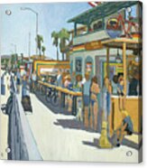 Woody's Breakfast And Burgers - Pacific Beach, San Diego, California Acrylic Print