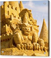 Worlds Largest Sand Castle Acrylic Print