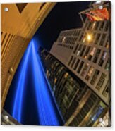 Wtc 911 Tribute In Light Acrylic Print