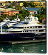 Yachts Acrylic Print