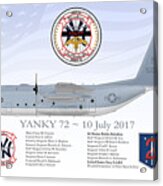 Yanky 72 - 10 July 2017 Acrylic Print