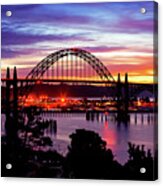 Yaquina Bay Bridge Sunrise Acrylic Print