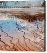 Yellowstone Reflection Acrylic Print