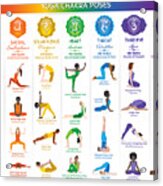 Yoga Chakra Poses Chart - 74 Digital Art by Serena King - Fine Art America