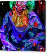 You Like My Green Clown Hair Acrylic Print