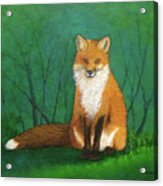 Zilpha's Fox Acrylic Print