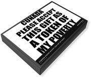 Cunada Please Accept This Gift As Token Of My Poverty Funny Present  Hilarious Quote Pun Gag Joke Hand Towel by Jeff Creation - Pixels