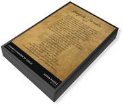 Gangsta's Paradise by Coolio Vintage Song Lyrics on Parchment Jigsaw Puzzle