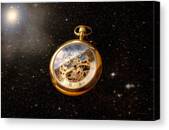Clockmaker - Space Time Canvas Print