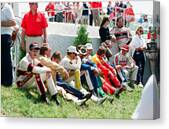 Nascar Greats- Earnhardt Allison Petty Martin Canvas Print by Retro Images Archive