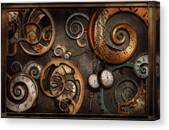 Steampunk - Abstract - Time Is Complicated Canvas Print