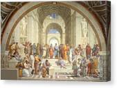 The School Of Athens, Raphael Canvas Print