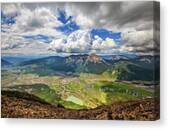 Crested Butte Clouds Canvas Print Crested Butte Clouds Canvas Print