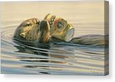 Otter's Toy Canvas Print