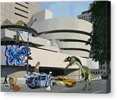 Post-nuclear Guggenheim Visit #1 Canvas Print