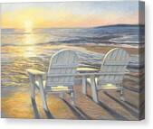 Relaxing Sunset Canvas Print