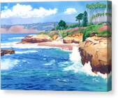 Shell Beach La Jolla Canvas Print