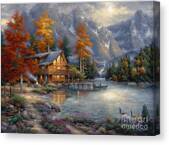 Space For Reflection Canvas Print