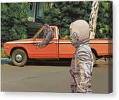 Decline Of The Planet Of The Apes Canvas Print