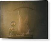 Vintage Bedroom Still Life Canvas Print