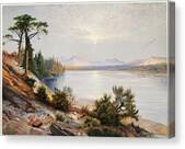 Head Of Yellowstone River Canvas Print by Thomas Moran