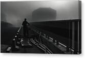 Misty Bridge Series Iv Canvas Print