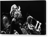 Led Zeppelin Live 1975 Canvas Print by Chris Walter